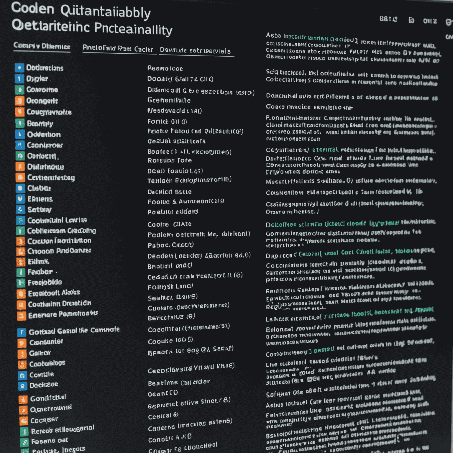 Ein Bildschirm mit sauberem, gut strukturiertem Programmcode in verschiedenen Farben, der die Prinzipien der Codequalität und Wartbarkeit veranschaulicht